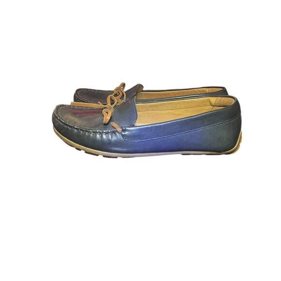 Collection by Clarks Ultimate Comfort Slip On Moccasin Loafer Navy Blue Size 7.5 - Picture 11 of 11